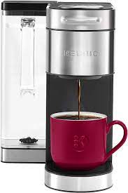 Single serve coffee maker brews 6 oz, 8 oz, and 10 oz sizes. Amazon Com Keurig K Supreme Plus Coffee Maker Single Serve K Cup Pod Coffee Brewer With Multistream Technology 78 Oz Removable Reservoir And Programmable Settings Stainless Steel Kitchen Dining
