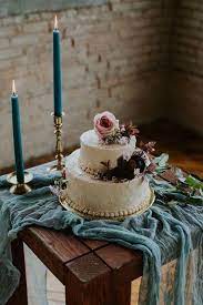 Wedding Table Decor Cheesecloth Cheese Cloth Gauze Table Weddingplans Wedding Cake Table Wedding Cake Simple Elegant Simple Wedding Cake