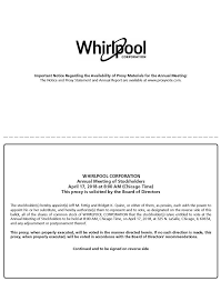 Whirlpool Corporation