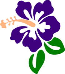 Purple chinese rose with trumpet shaped petals. Vector Clip Art Online Royalty Free Public Domain Hibiscus Clip Art Hibiscus Drawing Hibiscus