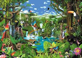 Magnificent Rainforest By Mgl Meiklejohn Graphics Licensing Jungle Art Rainforest Art