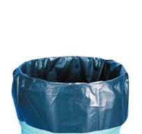 55 Gallon Carbon Loaded LDPE Black Straight Bottom Drum Liner - 4 mil  Conductive