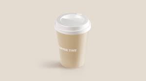 This clipart image is transparent backgroud and png format. Coffee Cup Animated Mockup In Packaging Mockups On Yellow Images Creative Store