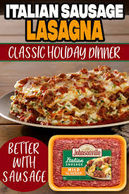 Italian Sausage Lasagna Beef Recipes Easy Best Lasagna Recipe Recipes