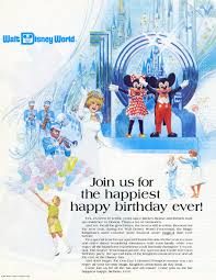 Does disney world celebrate mickey's birthday? Vintage Walt Disney World The Tencennial Celebration Disney Parks Blog