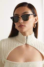 Rayban clubmaster modelleri, rayban clubmaster markaları, seçenekleri, özellikleri ve en uygun fiyatları n11.com'da sizi bekliyor! Schwarz Clubmaster Sonnenbrille Aus Azetat Mit Goldfarbenen Details Ray Ban Net A Porter