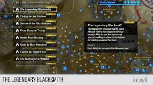 They're all found on the twilight and termina maps. Hyrule Warriors Age Of Calamity Hylian Blacksmith Guide