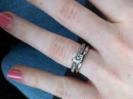 Show Me Your Sparkly Engagement Ring W Plain Wedding Band By Chrissyb2005 Plain Wedding Band Plain Wedding Bands Women Wedding Bands