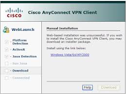 · click on the appropriate installer for your operating system to . Cisco Anyconnect Vpn Client Manual Install