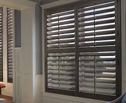 Composite shutters are built with a similar appearance of those constructed from wood and have a much greater life expectancy. Norman Shutters Woodlore Composite Shutters Xpo Blinds