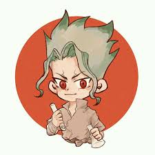 Pin By Å¡å§ Awa On Dr Stoneæ°ç³ç´ Anime Wallpaper Anime Stone Art Mô hình bao gồm 3 tấm gương mặt: anime wallpaper anime stone art