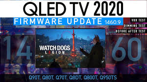 Samsung 2020 Qled 1460 9 Firmware Update Was Anything Fixed Q90t Q80t Q70t Youtube