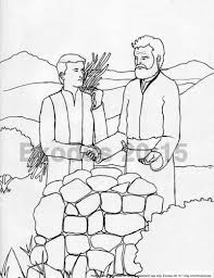 Abraham is known as the patriarch of the israelite people through isaac, the son born to him and sarah in their old age and the patriarch of arabs through his son ishmael, born to abraham and hagar, sarah's egyptian servant. Abraham Isaac And Jacob Coloring Pages