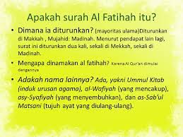 The meaning of surah al fatihah (read important footnote below). Tafsir Al Fatihah Rosaria Indah Ppt Download