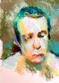 Pastel art called race day blues