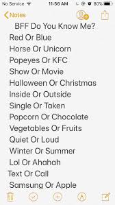 Blue Both Neither Both Christmas Both Single Chocolate No Brainer Both Depends On Venue Su Best Friend Quiz Things To Do At A Sleepover Friend Quiz