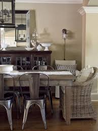 Deck Dining Table With Mismatched Chairs Cottage Dining Rooms Unique Dining Room Wicker Dining Room Chairs