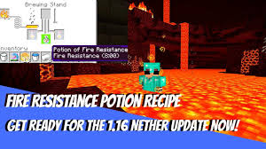 Biomes O Plenty Seeds 1 15 2 Fire Resistance Potion Recipe How To Make In 2020 Potions Recipes Minecraft Potion Recipes Minecraft Videos For Kids