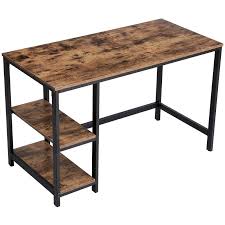 Entdecke die vielfalt und bestelle jetzt! Vasagle Schreibtisch Computertisch Im Industrie Design Pc Tisch Fur Burotisch Mit 2 Regalebenen Auf Der Rechten Oder Linken Seite Arbeitstisch Furs Buro Wohnzimmer Leicht Montiert Vintage By Songmics Lwd47x