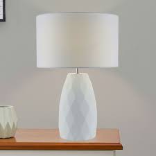 Shop our best selection of white table lamps for living room & bedroom to reflect your style and inspire your home. Ciara Geometric Table Lamp Costco Uk