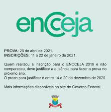 Agora encceja 2021 foi confirmado. Encceja 2020 Prefeitura Municipal De Constantina Rs