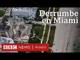 Vista exterior del edificio de 12 pisos derrumbado parcialmente hoy en miami foto: 1kbchbmslrqenm