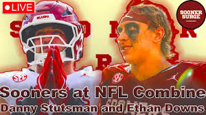 OU Football Live: Ethan Downs and Danny Stutsman Compete at Combine;  Stutsman runs 4.52 40 Yard Dash