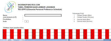 Hanya memilih jawaban yang paling cocok dengan kepribadian anda dari 2 pilihan yang ada. Software Psikotes Epps Software Psikotes