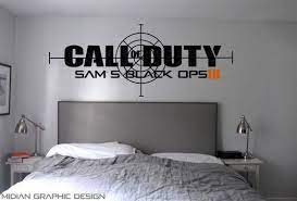 (4,323,696 results) price ($) any price. Call Of Duty Black Ops 3 Personalised Wall Art Vinyl Decal Sticker Teenage Bedroom Decorations Personalized Wall Boys Room Decor