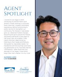August Agent Spotlight 🎉 Meet Alfredo Jaro! Alfredo Jaro S.0203926  702-809-8230 alfredomjaro@gmail.com