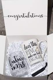 Engagement Gift Engagement Gift Box Bride Gift Set Bride To Etsy In 2021 Engagement Gift Boxes Engagement Gift Baskets Engagement Gifts