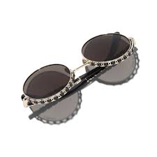 These lenses can help you see objects more clearly as well as protect your eyes from the harmful effects of ultraviolet light. Round Sunglasses Gold Black Sunglasses Chanel