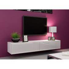 Tv Stander Rtv Vigo 180 Hangend Weiss Matt Hangend Matt Rtv Stander Tvstander Vigo Weiss Floating Tv Stand Living Room Tv Wall Mounted Tv Console