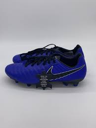 Nike Tiempo Legend Vii 7 Pro Fg Blue Mens Us Soccer Cleats Ah7241 400 New Without The Box Blue Soccer Cleats Cleats Football Boots