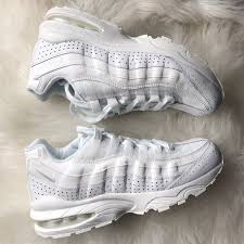 Nike Air Max 95 Se Special Edition All White Shoes Nwt