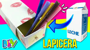 Organizador De Carton Casero Haz Y Tu Propia Lapicera O Estuche Reciclando Youtube