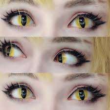 The cat eye contacts are ideal for rave gatherings, extreme outfit & halloween. Pin By Hailey Barrett On Overlord Cat S Eye Anime Cat Eye Contacts Yellow Cat