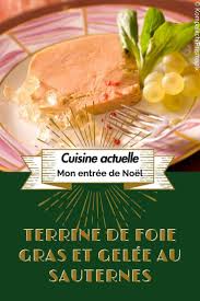 Terrine De Foie Gras Et Gelee Au Sauternes Recettes Recette Terrine De Foie Gras Foie Gras Terrine