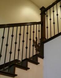 Instead of using the ornate wood spindles found on more traditional stairs, we crafted simple, slender spindles from steel. Stairs Balusters And Guard Rails Valley Of Heart S Delight Blog