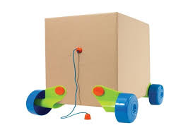 Here are 50 things you can do with a card board box!! Turn Any Cardboard Box Into A Car With Rolobox Toy Wheels