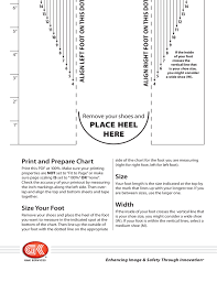 Foot Width Fitting Chart Health B Symbolic Womens Foot