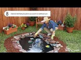 Easy Garden Pond No Pump Needed Youtube Easy Garden Ponds For Small Gardens Small Pond Ideas