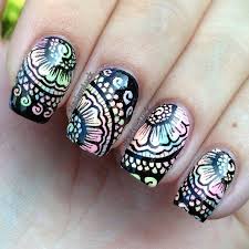 Amazing Henna Inspired Nailart By Madamluck Instagram Nagels Mooie Nagels Nailart