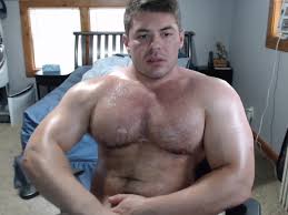 Big Sacks: Beefy Muscle Bear Jerks off 1 - ThisVid.com
