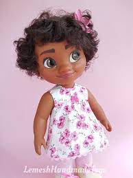 disney animator dolls clothes moana doll dress antonio juan etsy disney animator doll doll clothes disney baby dolls