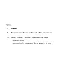 Conform bazei de date a agenţiei naţionale pentru ocuparea forţei de muncă, la începutul lunii august, în evidență sunt 13.323 de locuri de muncă vacante. Doc Managementul Resurselor Umane In Administratia Publica Aspecte Generale Stoica Alina Academia Edu