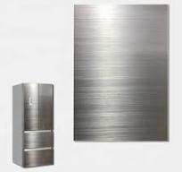 Silver Drawing Pattern VCM Film Laminated Steel Sheet For Small Refrigerator