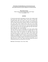 Kegunaan contoh abstrak yang bisa kami berikan ini tujuannya tak lain ialah membantu para pembaca untuk memahaminya secara penuh lantaran dengan adanya contoh. Fiqh Wakaf Research Papers Academia Edu