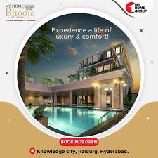 This iconic structure stands tall, making it an opulent project in hyderabad. Pin On My Home Bhooja