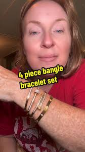 Charming 4 Piece Bangle Bracelet Set for Any Occasion